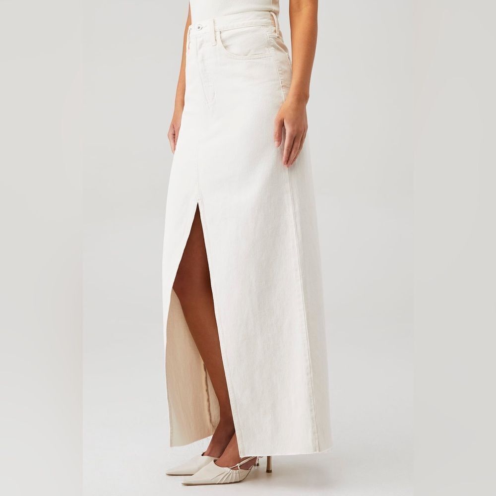 Favorite Daughter Women's The Sadie High Rise Maxi Skirt *Flaw Size 27 - Picture 2 of 15